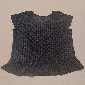 A.N.A PXXL short sleeve Navy Blue blouse